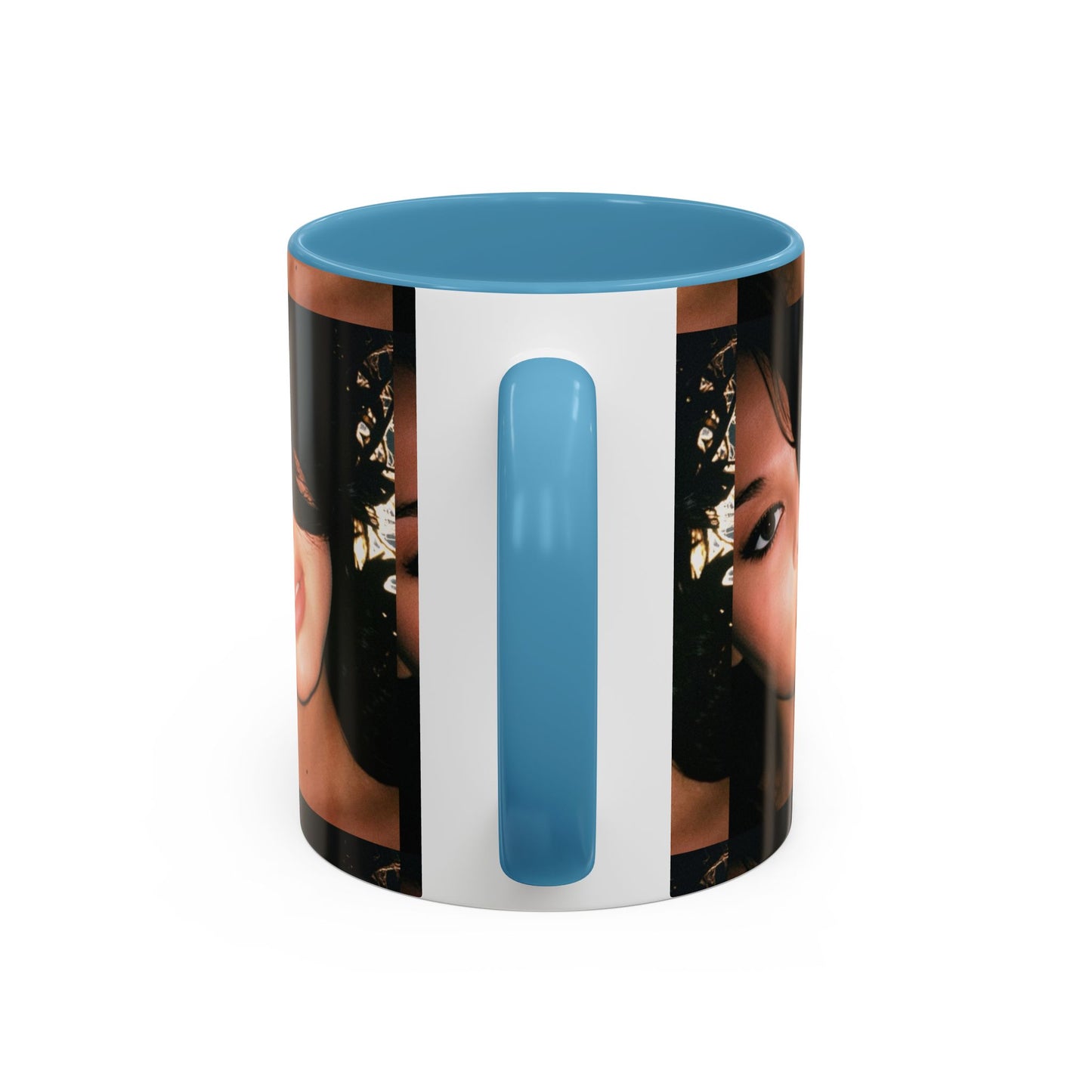 Personalized Photo Accent Coffee Mug (11/15oz) — Custom Portrait Design Printify