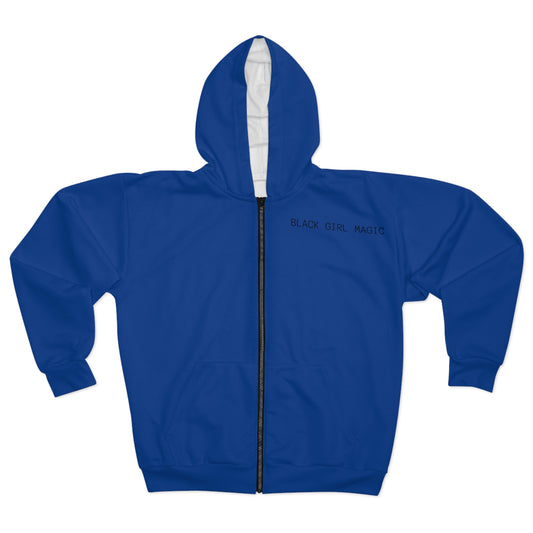 Unisex Zip Hoodie BLACK GIRL MAGIC