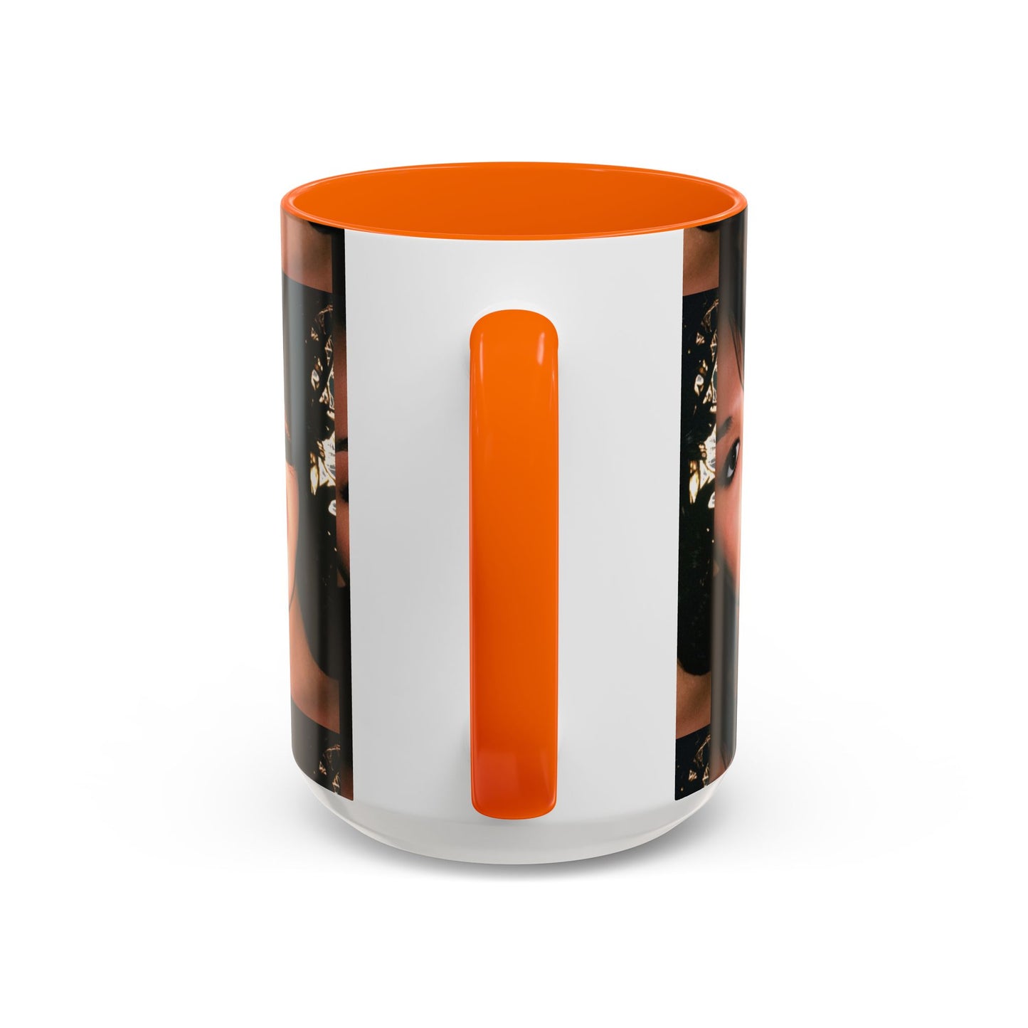 Personalized Photo Accent Coffee Mug (11/15oz) — Custom Portrait Design Printify