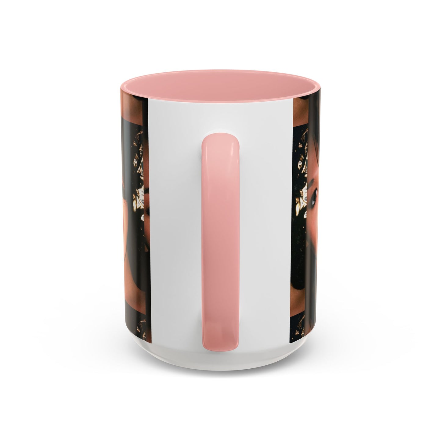 Personalized Photo Accent Coffee Mug (11/15oz) — Custom Portrait Design Printify