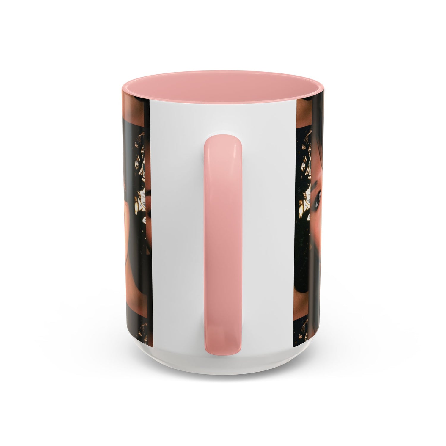 Personalized Photo Accent Coffee Mug (11/15oz) — Custom Portrait Design Printify