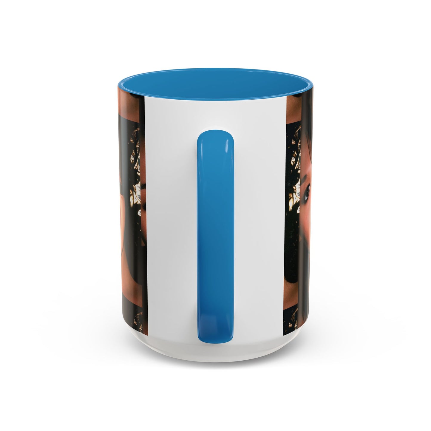 Personalized Photo Accent Coffee Mug (11/15oz) — Custom Portrait Design Printify