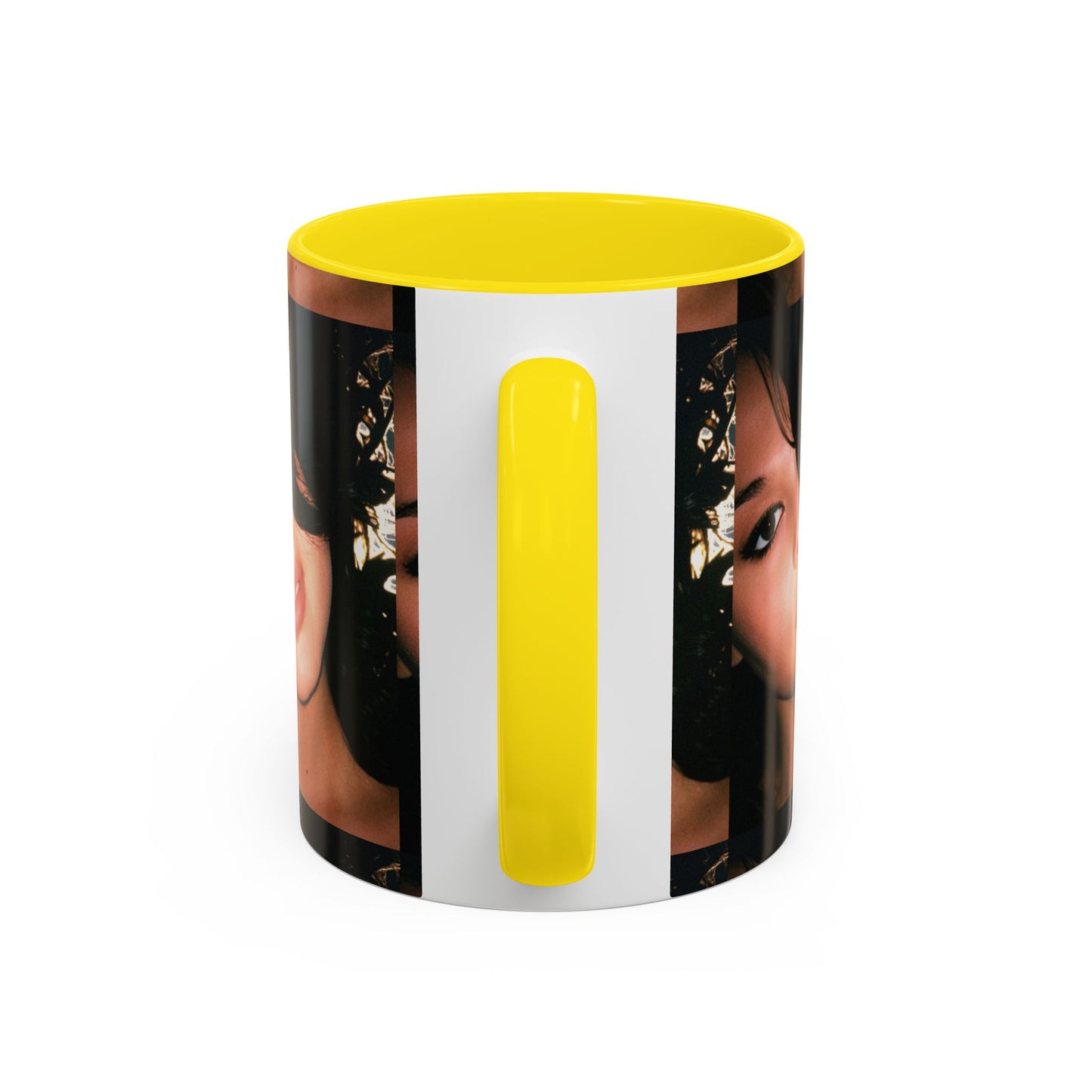 Personalized Photo Accent Coffee Mug (11/15oz) — Custom Portrait Design Printify