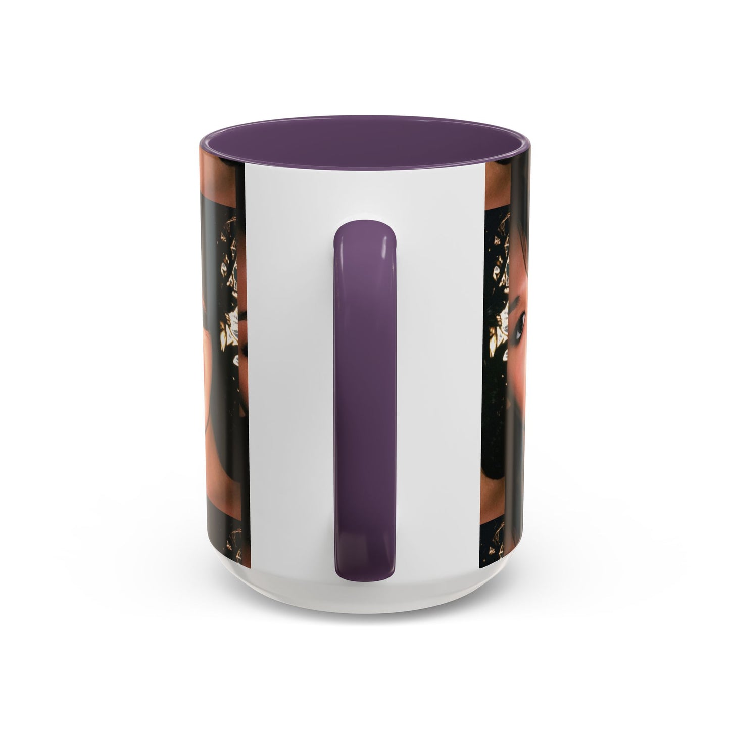 Personalized Photo Accent Coffee Mug (11/15oz) — Custom Portrait Design Printify