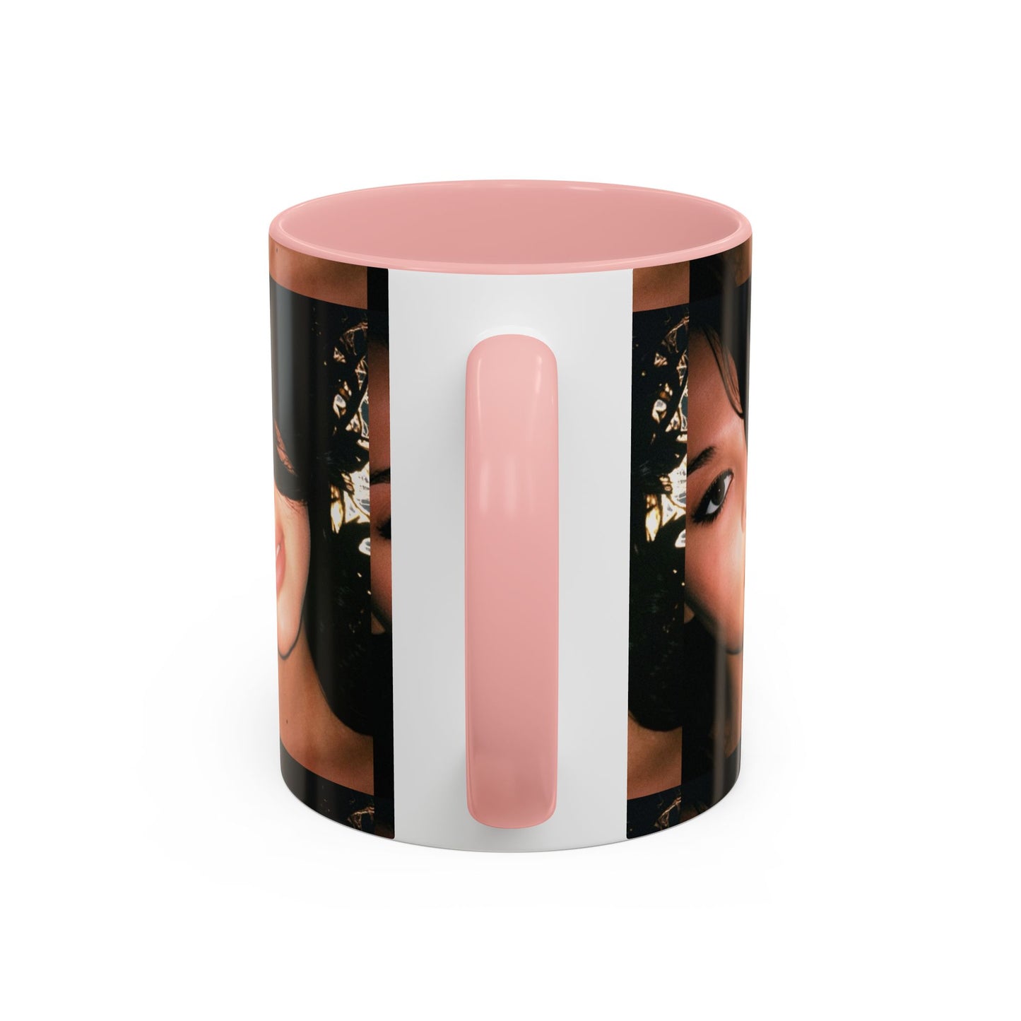 Personalized Photo Accent Coffee Mug (11/15oz) — Custom Portrait Design Printify