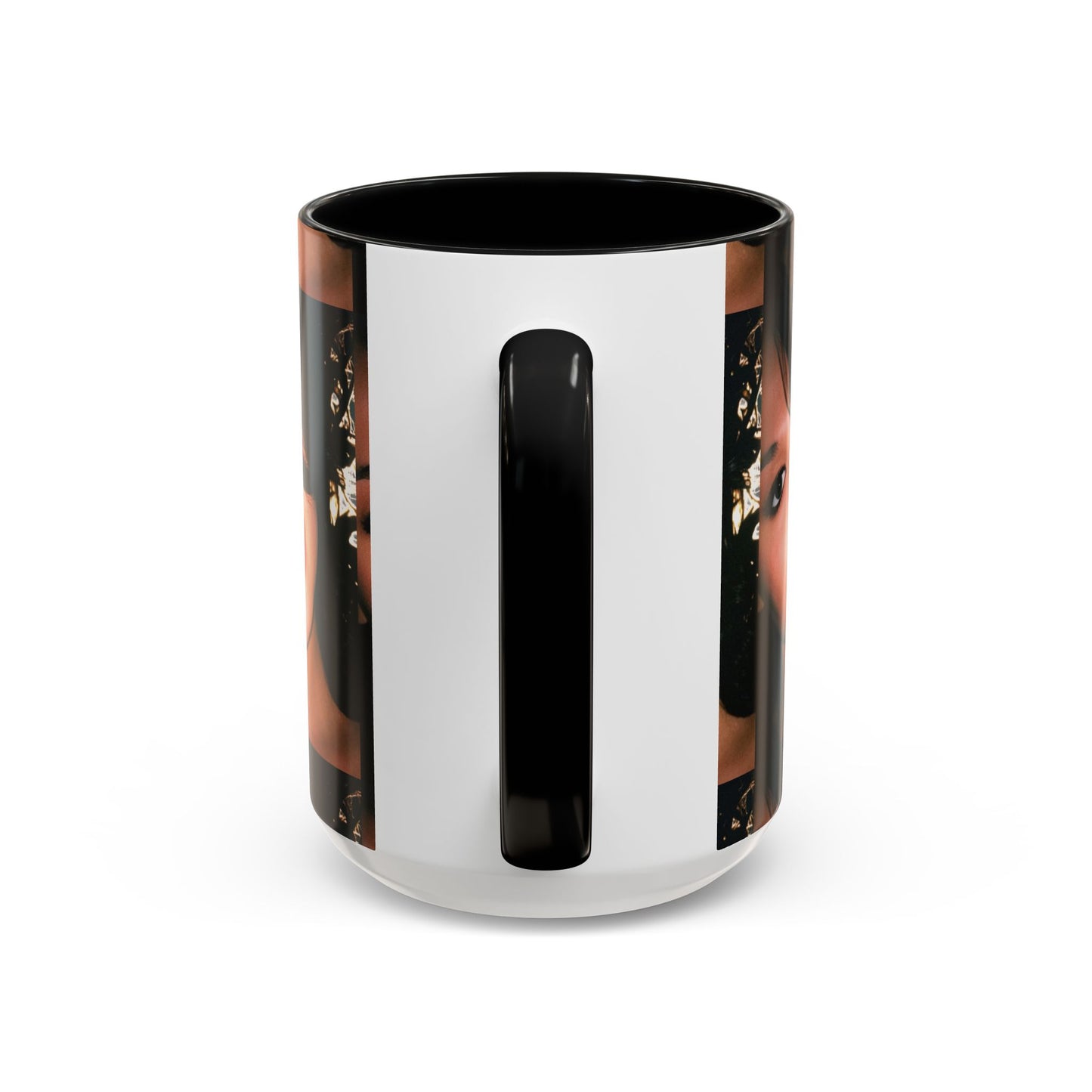 Personalized Photo Accent Coffee Mug (11/15oz) — Custom Portrait Design Printify