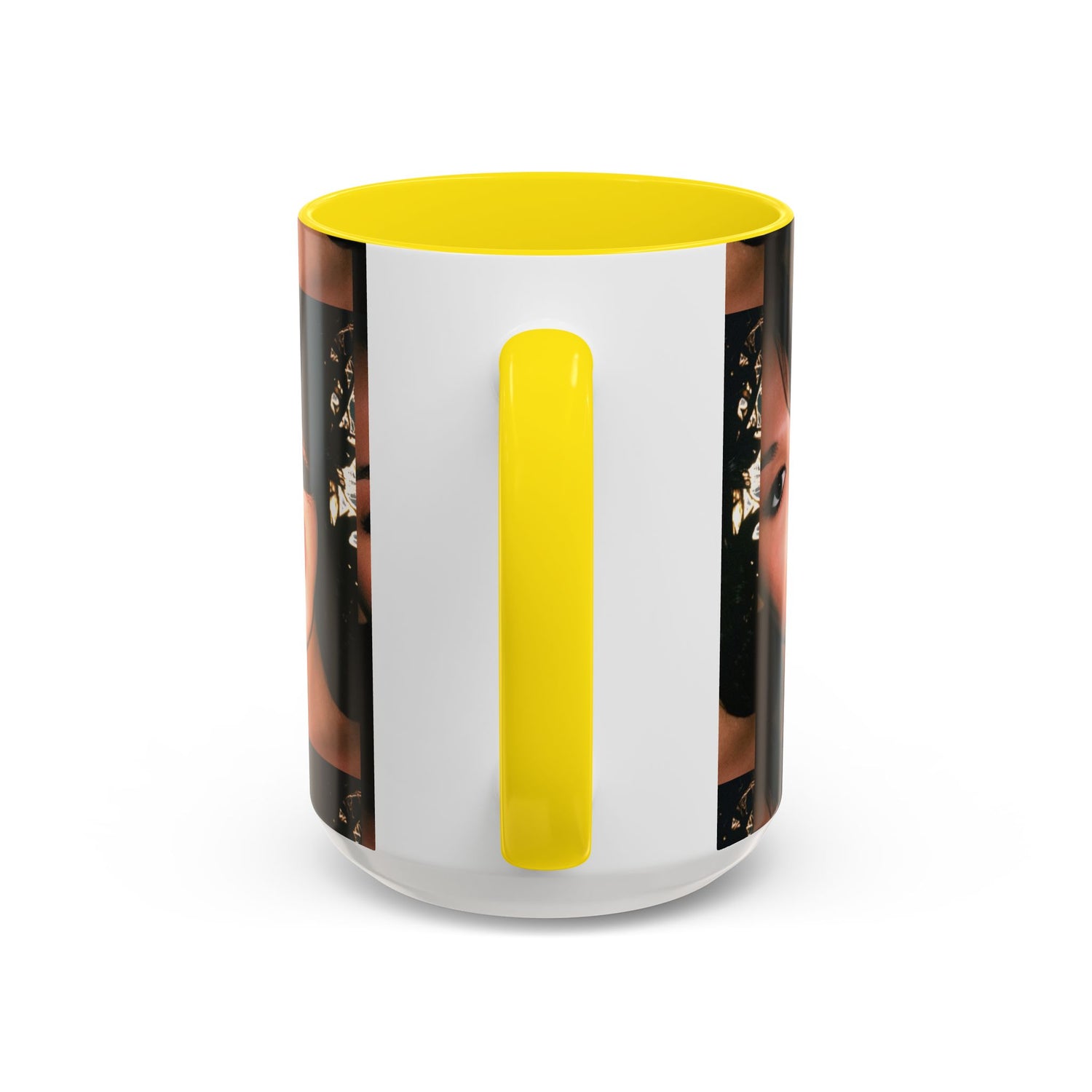 Personalized Photo Accent Coffee Mug (11/15oz) — Custom Portrait Design Printify