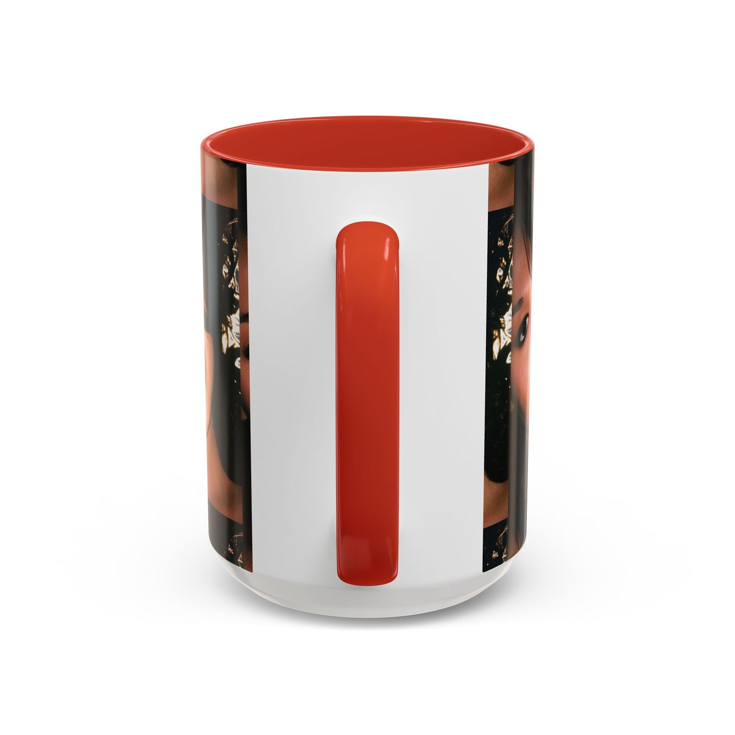 Personalized Photo Accent Coffee Mug (11/15oz) — Custom Portrait Design Printify