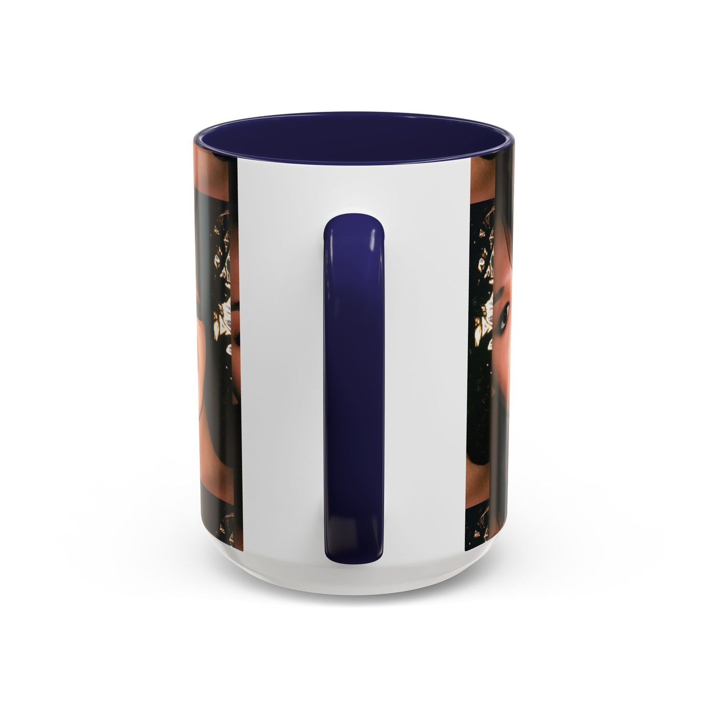 Personalized Photo Accent Coffee Mug (11/15oz) — Custom Portrait Design Printify