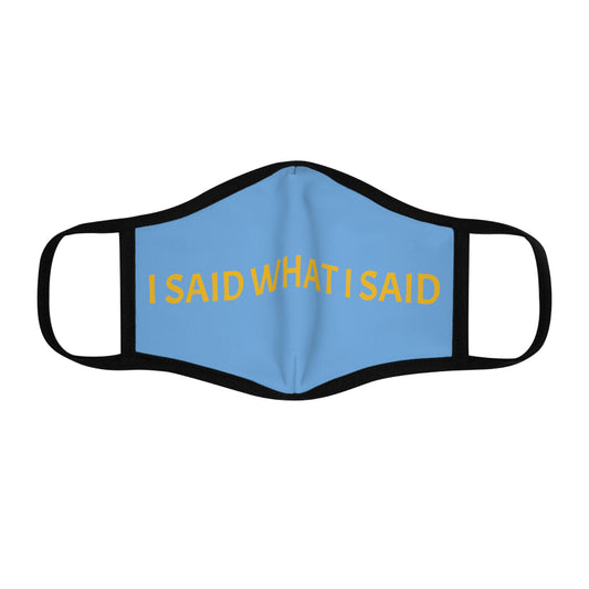 Fitted Polyester Face Mask